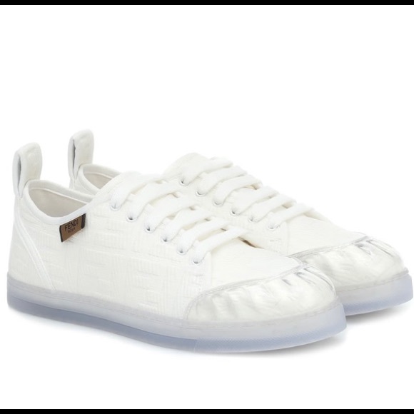 Fendi | Shoes | Fendi Promenade Pvc Logo Jacquard Sneakers  Fendi Promenade PVC logo jacquard sneakers